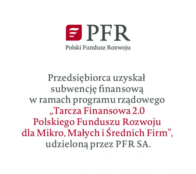 Dofinansowanie PFR - 